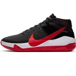 New Nike KD 13 Sz Boys US 6 Black/Black White/ University Red Womens Sz 7.5